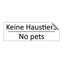 Keine Haustiere - No pets