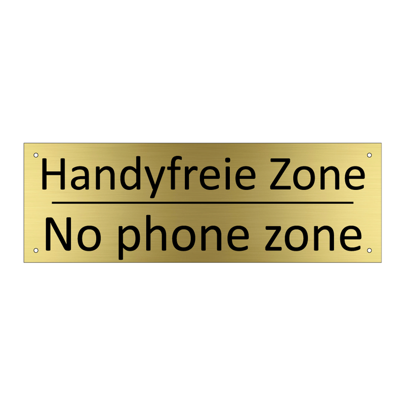 Handyfreie Zone - No phone zone