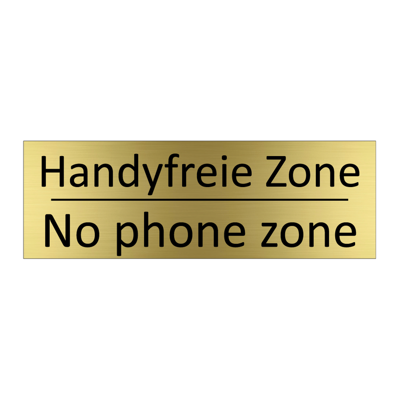 Handyfreie Zone - No phone zone
