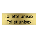 Toilette unisex - Toilet unisex