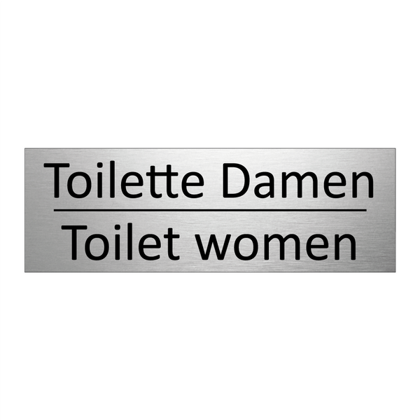 Toilette Damen - Toilet women