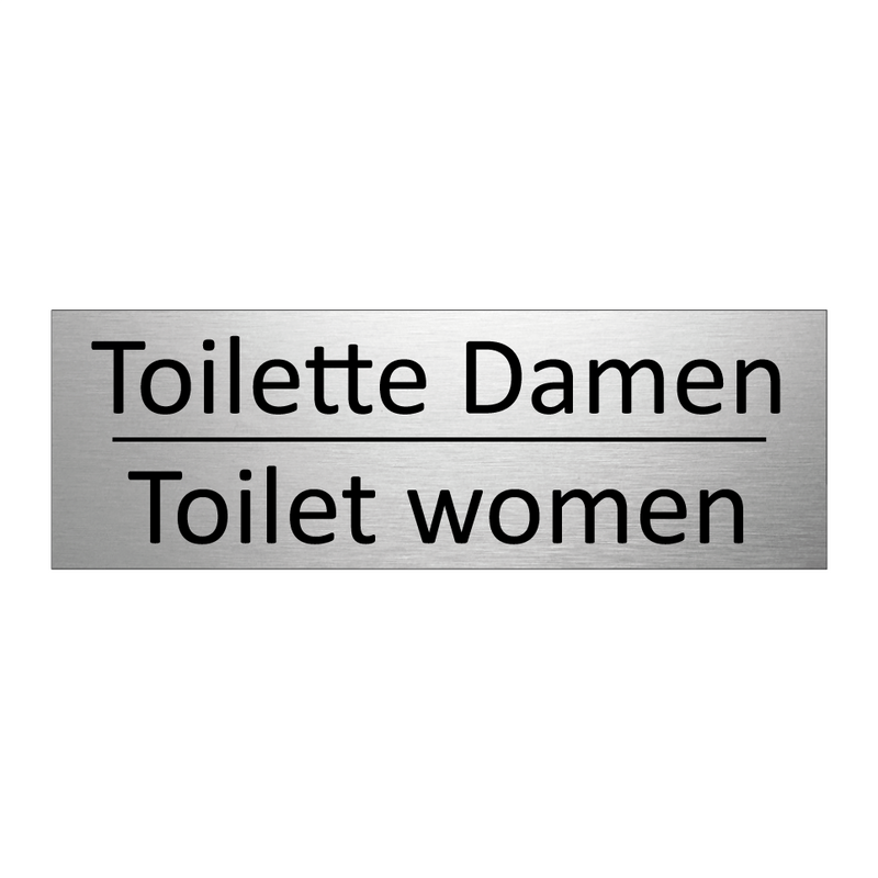 Toilette Damen - Toilet women