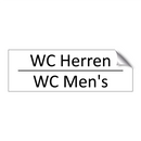 WC Herren - WC Men's