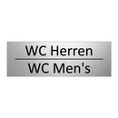 WC Herren - WC Men's