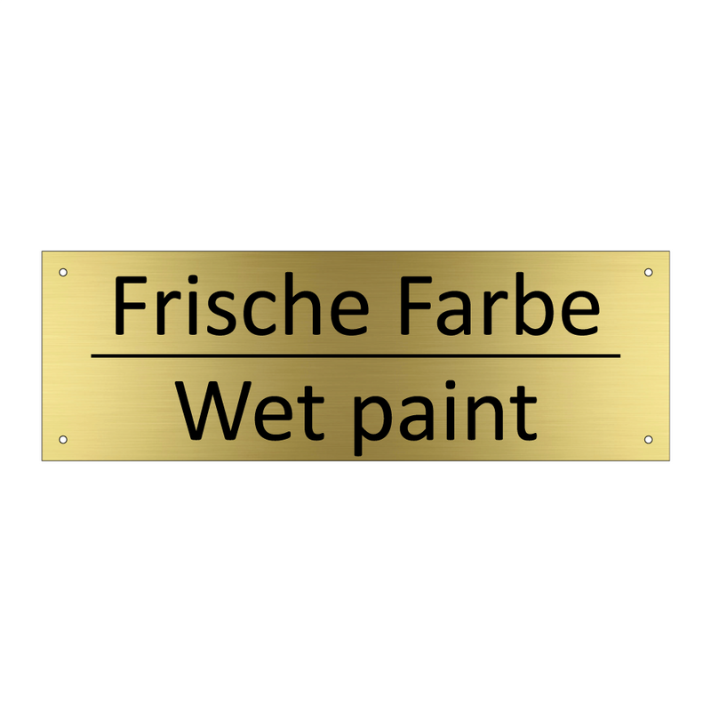 Frische Farbe - Wet paint