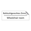 Rollstuhlgerechtes Zimmer - Wheelchair room