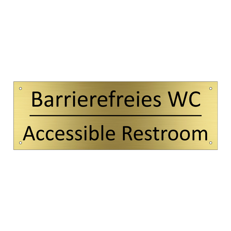Barrierefreies WC - Accessible Restroom