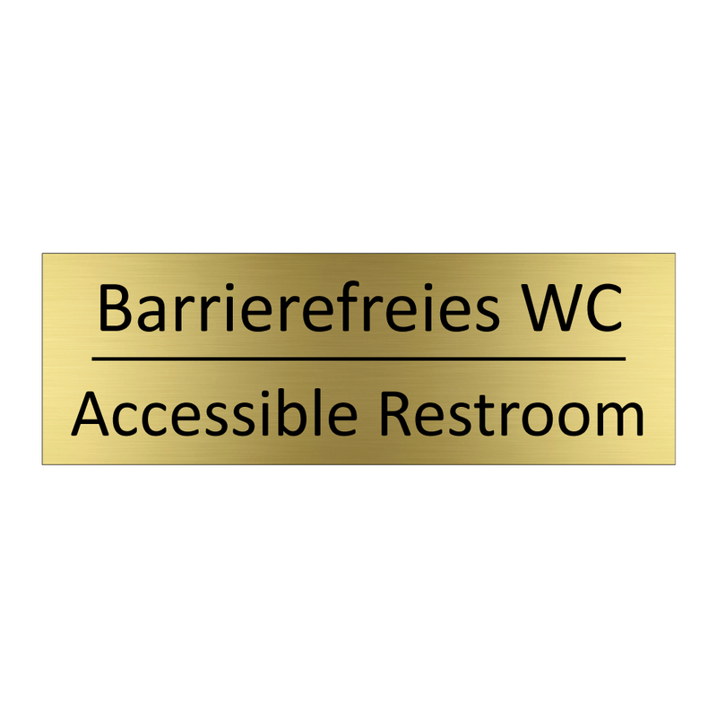 Barrierefreies WC - Accessible Restroom