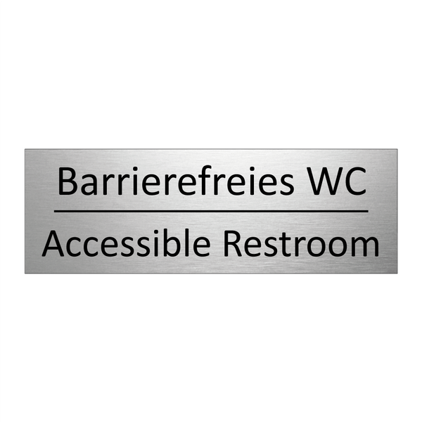 Barrierefreies WC - Accessible Restroom