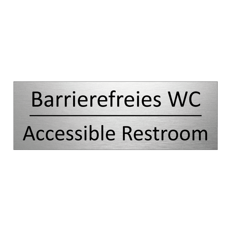 Barrierefreies WC - Accessible Restroom