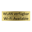 WLAN verfügbar - Wi-Fi Available