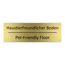 Haustierfreundlicher Boden - Pet-Friendly Floor