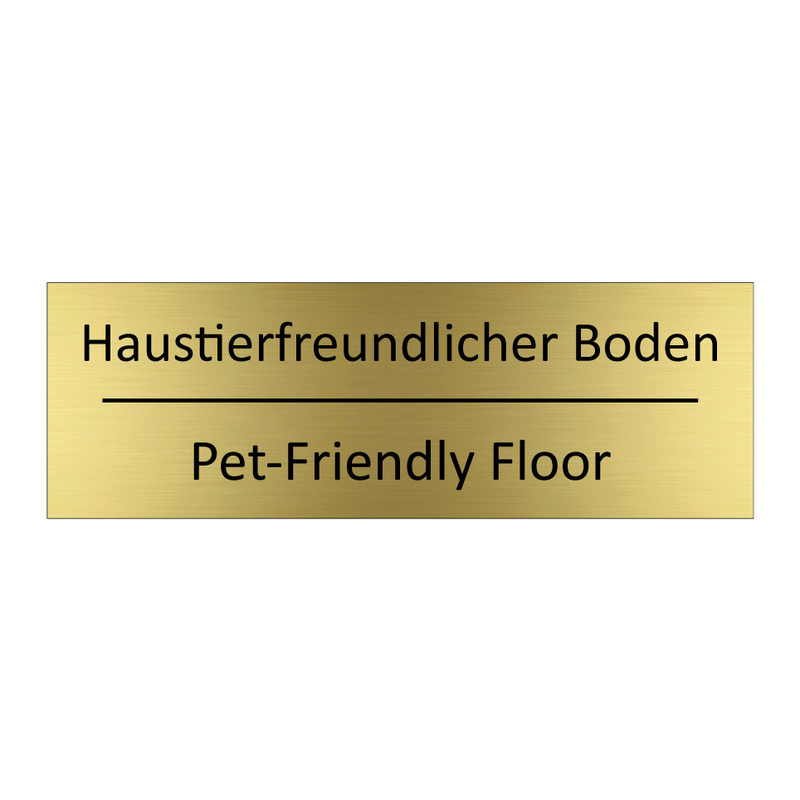 Haustierfreundlicher Boden - Pet-Friendly Floor
