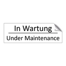 In Wartung - Under Maintenance