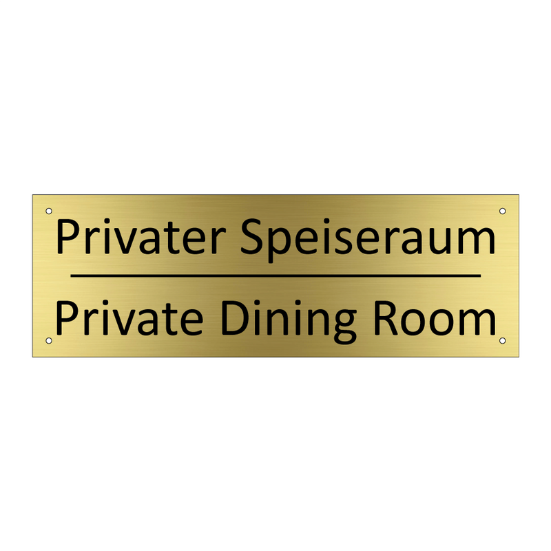 Privater Speiseraum - Private Dining Room