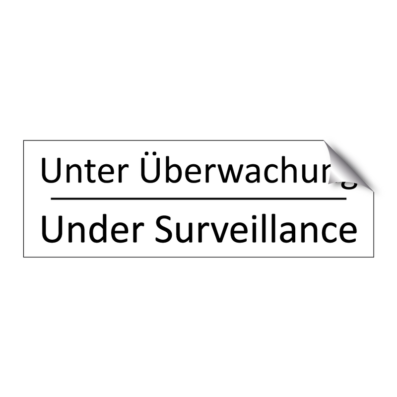 Unter Überwachung - Under Surveillance