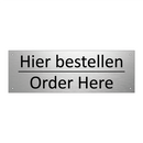 Hier bestellen - Order Here
