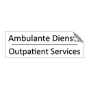 Ambulante Dienste - Outpatient Services