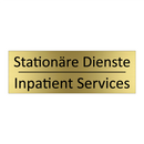 Stationäre Dienste - Inpatient Services