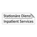 Stationäre Dienste - Inpatient Services