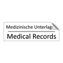 Medizinische Unterlagen - Medical Records