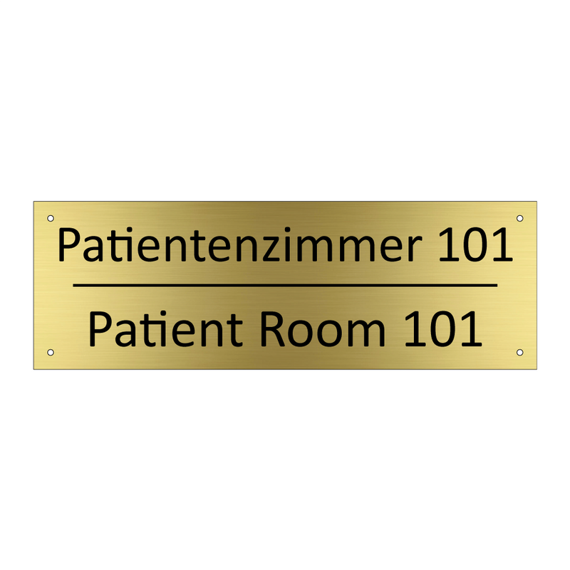 Patientenzimmer 101 - Patient Room 101