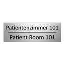Patientenzimmer 101 - Patient Room 101