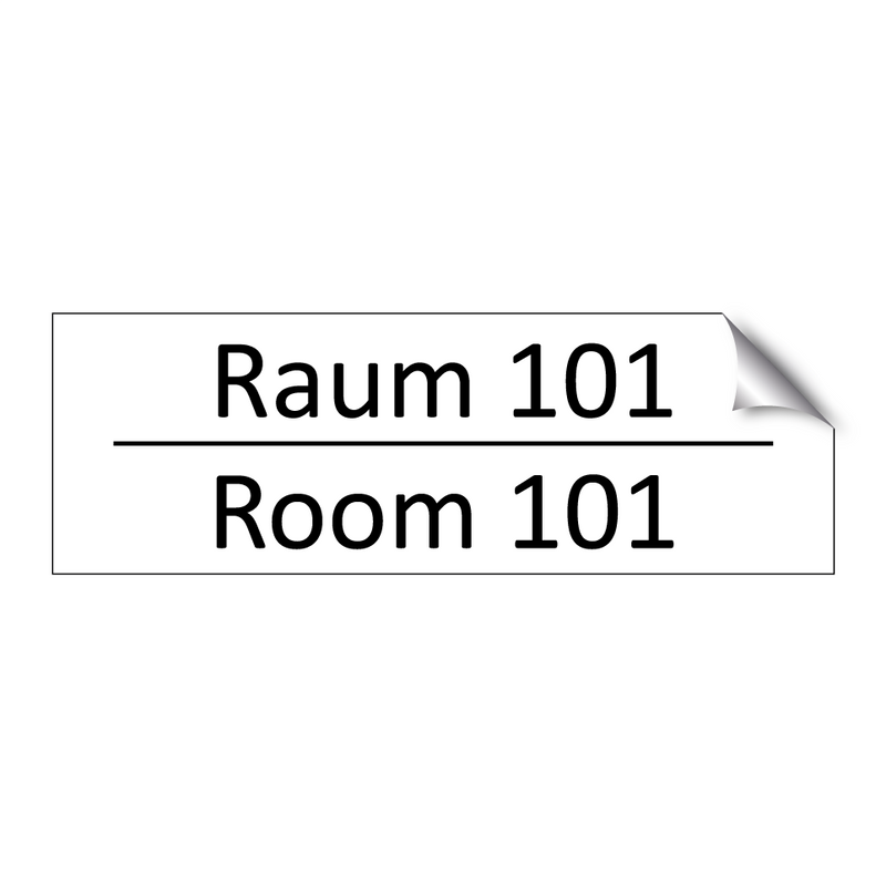 Raum 101 - Room 101