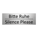 Bitte Ruhe - Silence Please
