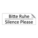 Bitte Ruhe - Silence Please