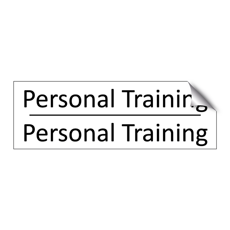 Personal Training - Personal Training