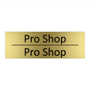 Pro Shop - Pro Shop