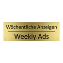 Wöchentliche Anzeigen - Weekly Ads