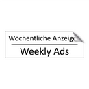 Wöchentliche Anzeigen - Weekly Ads