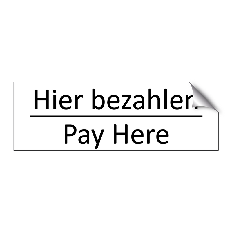Hier bezahlen - Pay Here