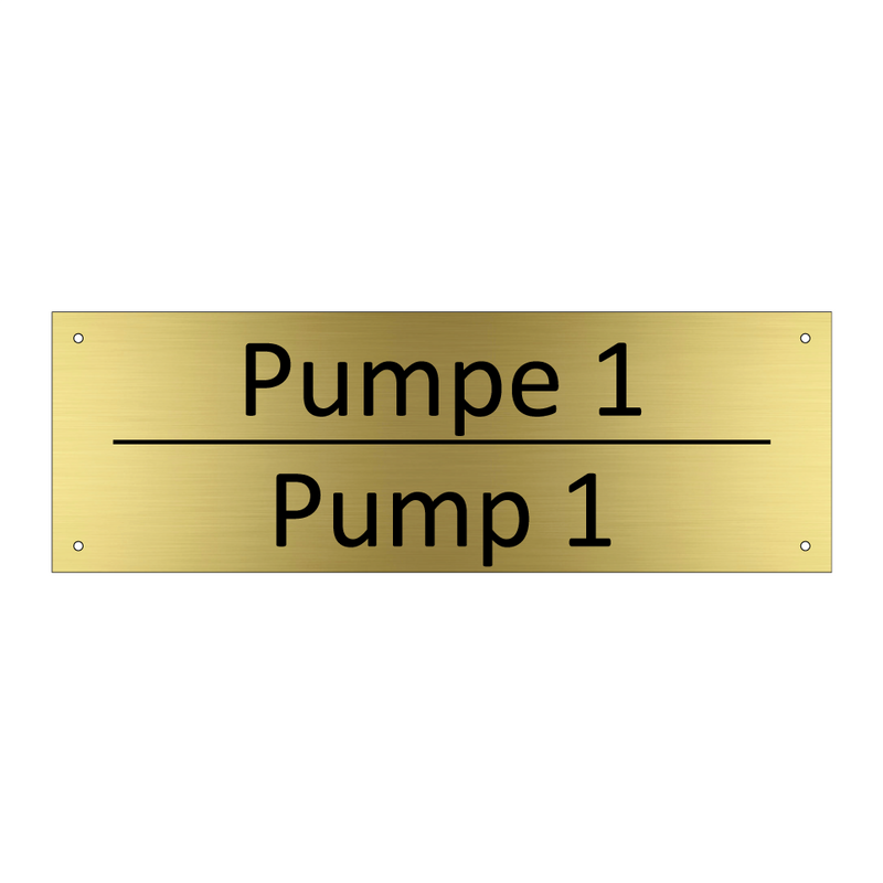 Pumpe 1 - Pump 1