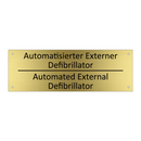 Automatisierter Externer Defibrillator /.../ - Automated External Defibrillator /.../