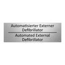 Automatisierter Externer Defibrillator /.../ - Automated External Defibrillator /.../