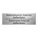 Automatisierter Externer Defibrillator /.../ - Automated External Defibrillator /.../