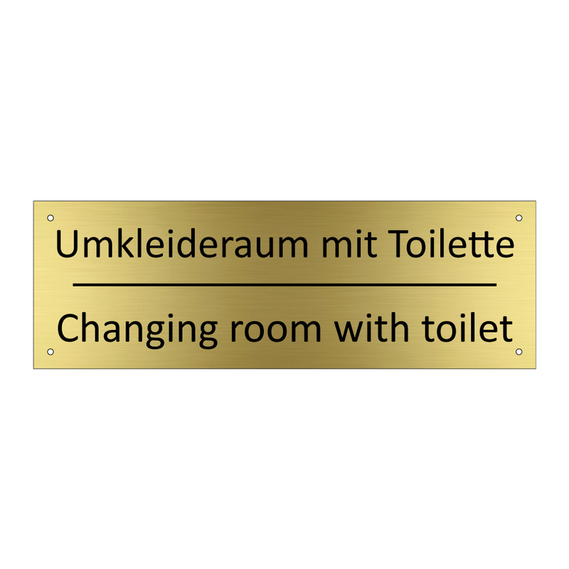 Umkleideraum mit Toilette - Changing room with toilet