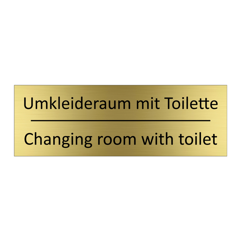 Umkleideraum mit Toilette - Changing room with toilet