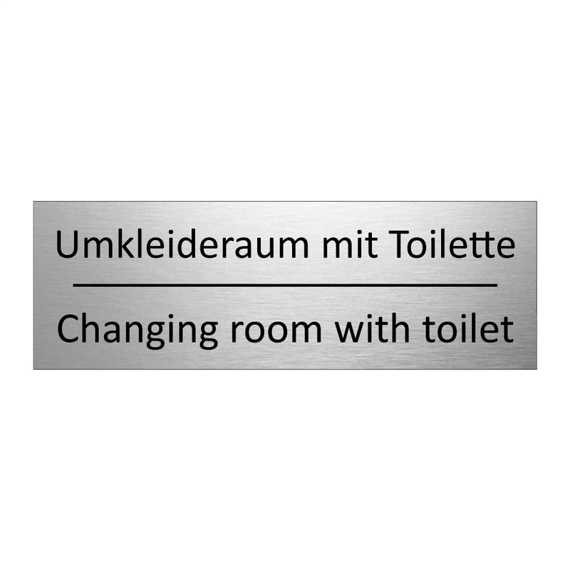 Umkleideraum mit Toilette - Changing room with toilet