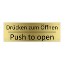 Drücken zum Öffnen - Push to open