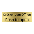 Drücken zum Öffnen - Push to open