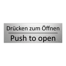Drücken zum Öffnen - Push to open