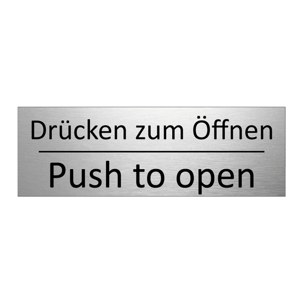 Drücken zum Öffnen - Push to open