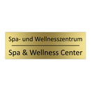 Spa- und Wellnesszentrum - Spa & Wellness Center
