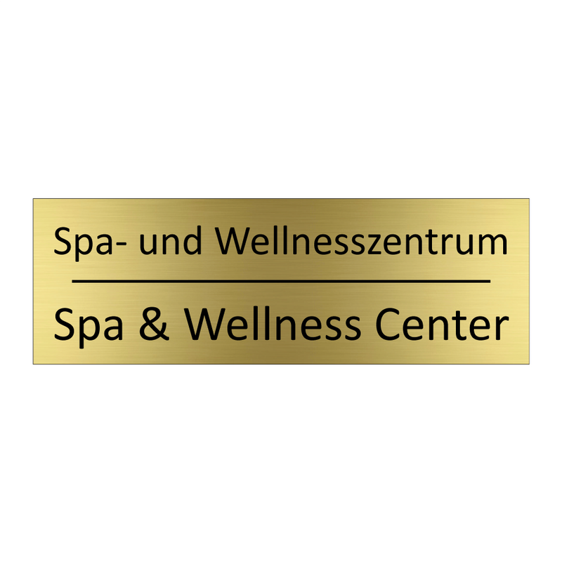 Spa- und Wellnesszentrum - Spa & Wellness Center