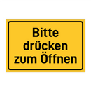 Bitte drücken zum Öffnen & Bitte drücken zum Öffnen & Bitte drücken zum Öffnen