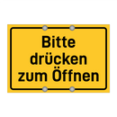Bitte drücken zum Öffnen & Bitte drücken zum Öffnen & Bitte drücken zum Öffnen